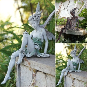 西方希腊可爱天使童话花园仙女雕像树脂摆件户外庭院装饰人物雕塑