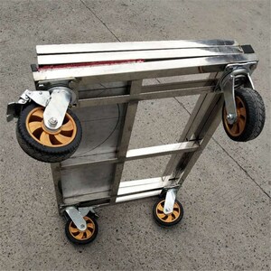 新款 多功能折叠小推车玻璃石膏板免漆板搬运神器6寸万向轮搬家车