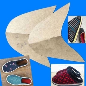 手工布拖鞋样子