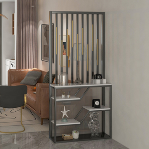 入户玄关柜客厅隔断柜屏风隔断置物架长虹玻璃卫生间遮挡现代简约