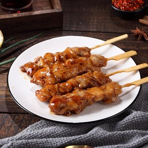 大成盐味鸡肉串10串*60g日式炭烧鸡腿肉串罗森711便利店小吃烧烤