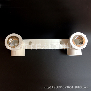 ppr精品内丝双联弯头 连体双联内牙弯头 20-25中高低三档