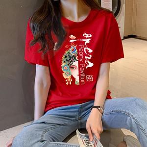 中国李宁脸谱t恤图片