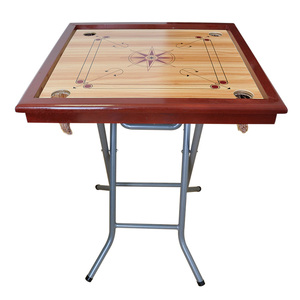 折叠实木康乐球台克朗棋桌康乐棋球盘康乐球桌套装老人娱乐