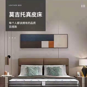 全新索菲亚莫吉托真皮床 厂家直供