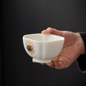 古焱汝窑主人杯单杯男女时来运转茶杯陶瓷品茗杯功夫茶具茶碗盏