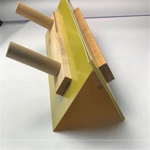 漆工具无手柄刮板黄色双手柄塑料大板抹子刮大白批灰刮腻子油