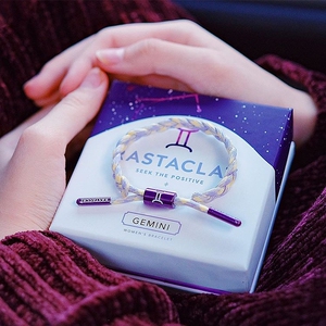 rastaclat正品小狮子 限定星座系列 双子座 男女情侣编织鞋带手链