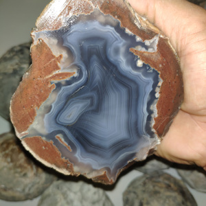 云南文砚山水胆玛瑙西藏原石项链吊坠雕刻料古玩真品珠宝奇石