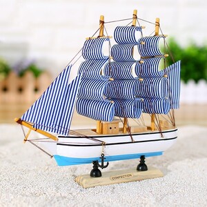 木质仿真帆船模型手工diy成人制作游轮船拼装木头组装的木制玩具