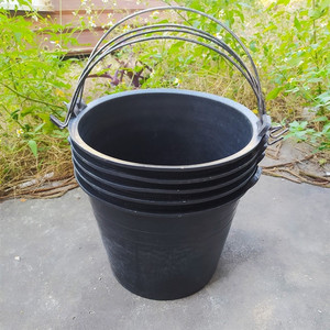 55塑料桶装货源型牛筋桶12升黑色养诱蜂桶垃圾农用挑水桶包邮
