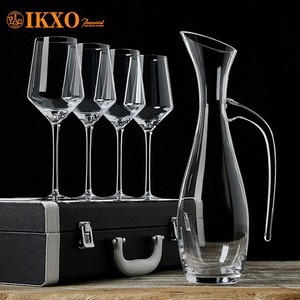 德国IKXO 水晶红酒杯醒酒器套装 大号高脚杯高档葡萄酒杯子礼盒装