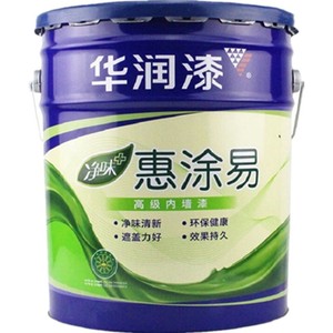 。华润漆净味惠涂易环保S86000内墙乳胶漆墙面漆白色彩色涂料18L