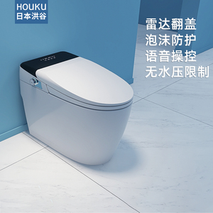 日本洪谷8801家用即热一体式全自动翻盖智能马桶电动烘干坐便器