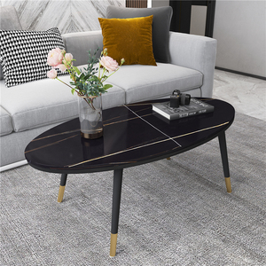 大理石台面茶几现代