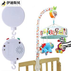 婴儿旋转吊铃DIY床铃配件 音乐八音盒带有开关歌曲床铃自动充电