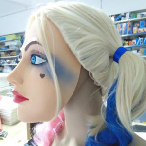 头套乳胶面具猛禽小队自杀小队哈利奎因哈w里哈莉全脸小丑女