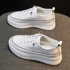 经典百搭款,一眼爱系列!小白鞋女鞋夏季新款街拍潮鞋内增高厚底