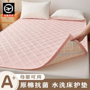 床垫软垫家用夏季席梦思保护垫薄款折叠可水洗防滑床褥垫被罩1米5