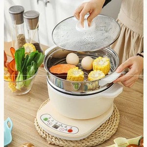 多功能电蒸锅家用双层蒸笼电全自动小蒸锅家用插电蒸煮一体锅迷你