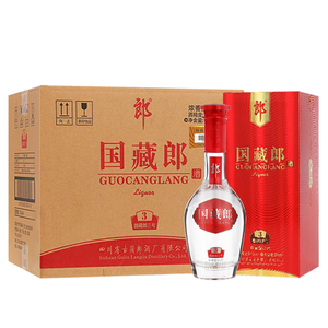 四川郎酒 国藏郎3号浓香型礼盒装52度500毫升整箱6瓶装老酒