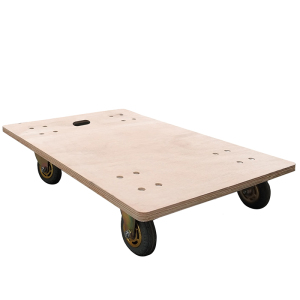 加厚木板乌龟拉车手推车小平板车箱车四轮拉小推车车塑料移动货车