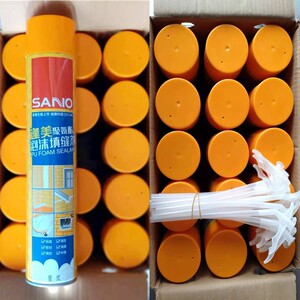 三和发泡胶逢美聚氨酯泡沫填缝剂门窗木门安装密封泡沫胶隔音板胶
