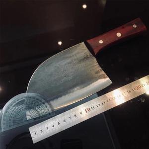 广西轴承钢老头刀锻打菜刀厨师斩切两用锋利家用厨房女士小菜刀片
