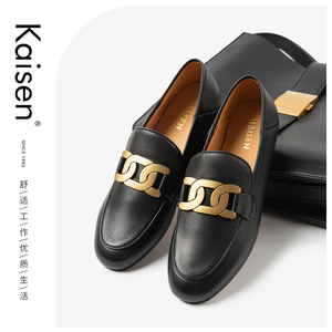 28凯森旗舰店天猫凯森真皮英伦风白领小皮鞋女职业百搭舒适0人付款