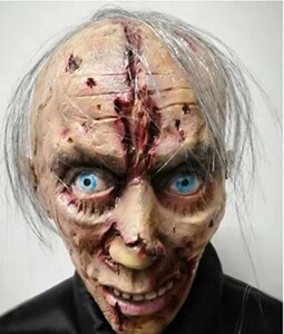 000人付款淘宝般若面具cos日本面罩挂件红恶魔鬼脸獠牙吓人僵尸怪兽