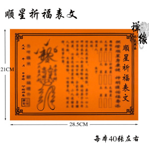 00yangliujin888淘宝禅修佛具用品佛堂寺院道教祈福桃木九星牌位纸