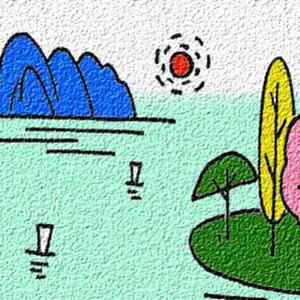 纸浆画手工diy材料包中国风木板底板手工风景装饰城堡小学生填色