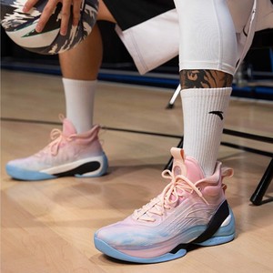 安踏kt7汤普森7代/七代战靴留白天使之城配色nba高帮大码篮球鞋男