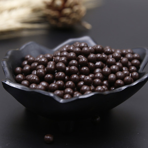 法国进口法芙娜香脆珍珠空心黑白巧克力球烘焙原料装饰