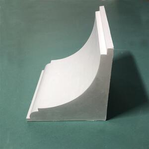 光面垭口半圆吊顶线条花素石膏拱形造s型柱梁托无装饰