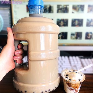 新品桶装网红 大桶网红s珍珠奶茶大桶5升装奶茶桶全家桶矿泉水定