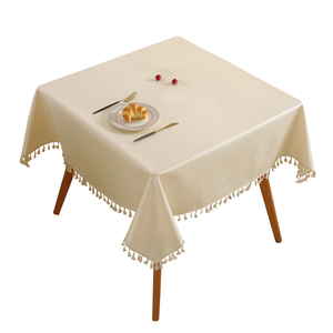 纯色tpu桌布小方桌台布布艺防水防油防烫桌布正方形家用四方桌布