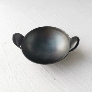 网红迷你厨房可煮饭微缩乡村怀旧土锅真实小炊具厨具小铁锅