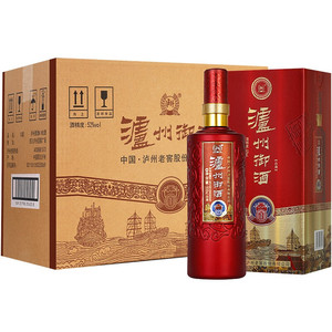 泸州老窖股份泸州御酒n8浓香型礼盒装52度500ml*6瓶整箱包邮