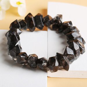 巴西原矿珠宝水晶闪灵钻黑色手串女士手链幽灵手饰直播间补拍链接