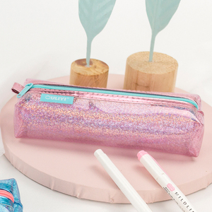 新欧力益透明笔袋女孩ins日系简约小学生文具袋少女心铅笔袋中学