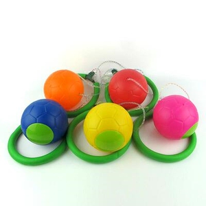 儿童成人跳跳球蹦蹦球旋转跳跃甩甩球甩脚球幼儿园闪光跳跳球玩具