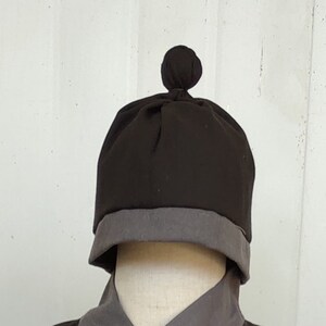 古代平民百姓帽子老粗布古装店小二跑堂茶馆小二农民帽子表演配饰