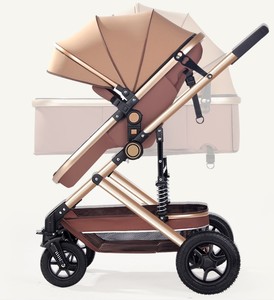 好孩子蓝猫高景观婴儿推车可坐可躺换向折叠四轮轻便新生儿童宝宝