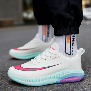 МОnike登月zoom飞马37跑鞋男白彩虹鸳鸯气垫女鞋38代运动跑步鞋