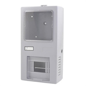 箱料不锈钢防水配电箱明装弱电箱塑室外外壳电子表透明电表箱电盒
