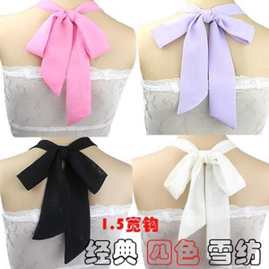 哺乳内衣宽肩带白色肩带可拆卸夏季吊带带子透明带可爱美背文胸