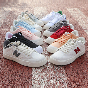 新百伦开口笑板鞋女iu同款/nb300春夏季帆布鞋学生情侣低帮小白鞋