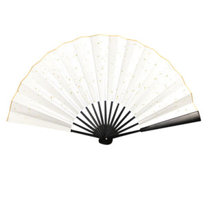 7/8/9/10/1m2寸仿古油竹节宣纸折扇空白扇面蹦迪绘画文玩古风扇子