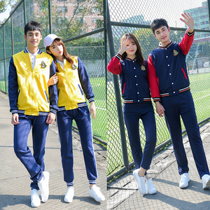 校服套装学院风初中高中学生秋冬季校园服女装运动服棒球服学生装
